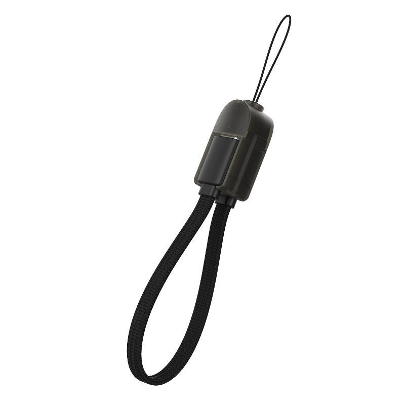 Multifunctional PD 60W Type C Fast Charging Short Cable Portable TPE Material Cord for Home Travel Student Use