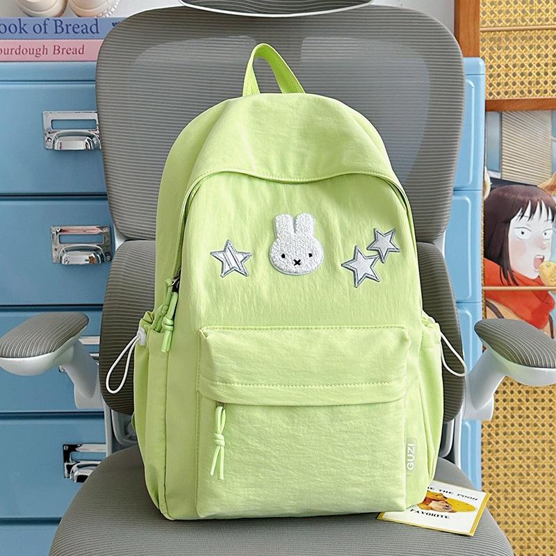 Schoolbag1011 Middle and High School Students Ins Backpack Large Capacity High Value Travel Backpack Cartoon Cute Student Schoolbag