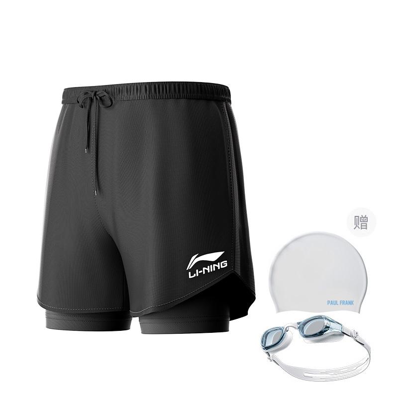 Li Ning Swimming Shorts Men's Black LSKY607-1