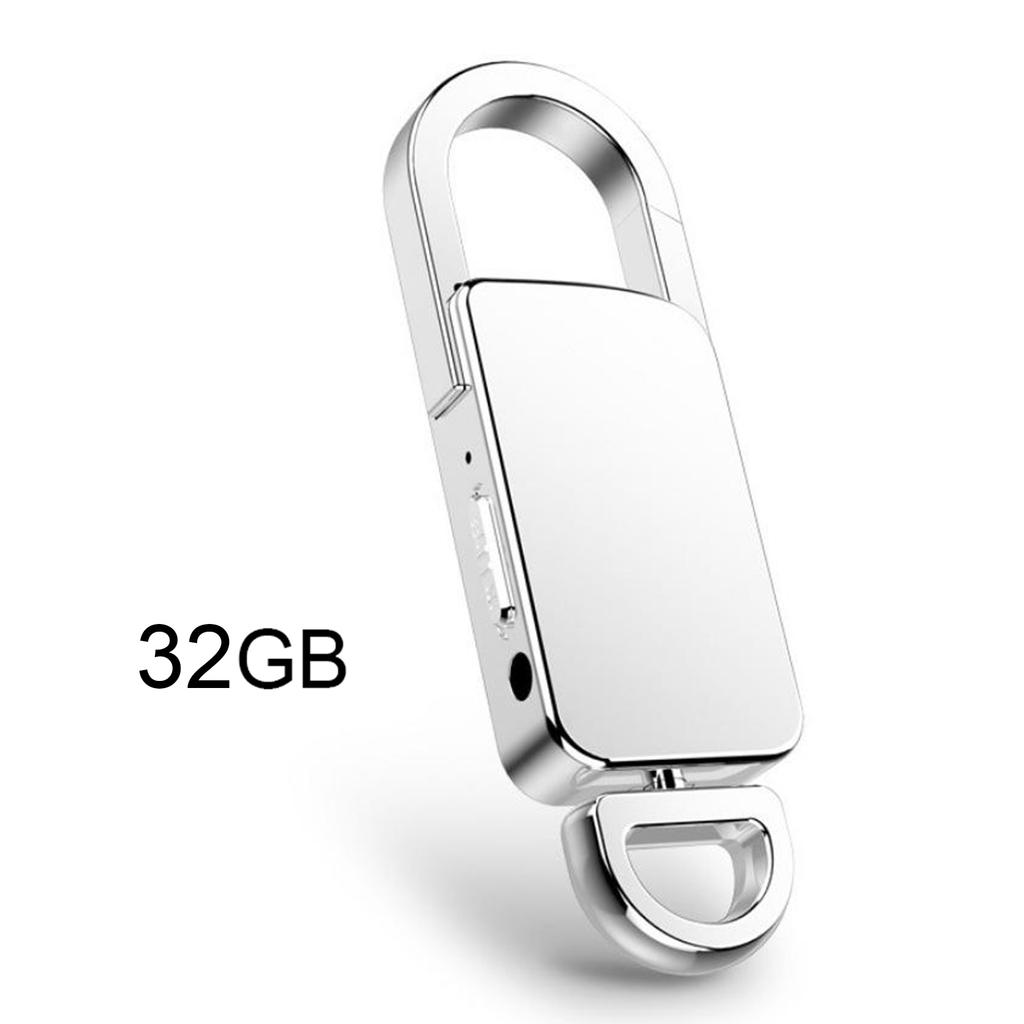 Portable Unremarkable Keychain Recording Device 20Hours Working for