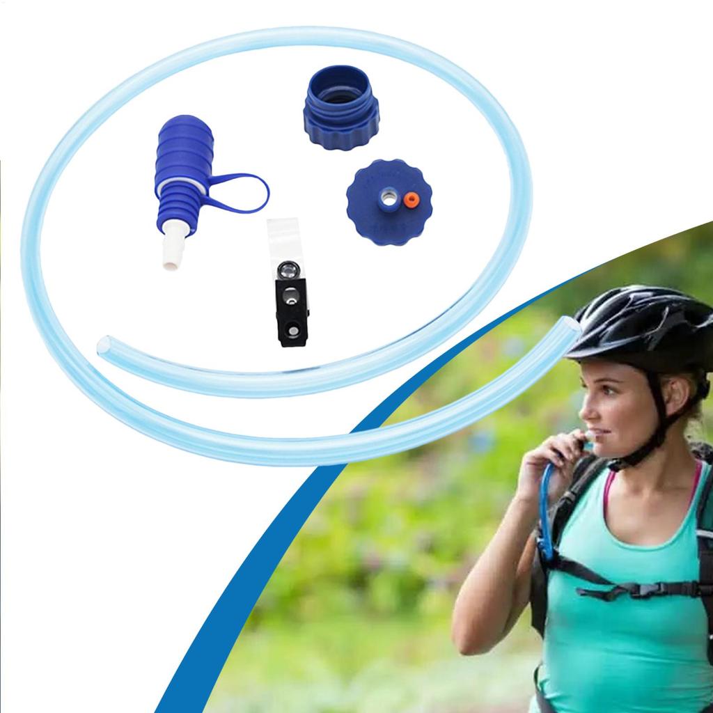 100cm Trinkschlauch für Wasserflasche Trinkschlauch Hydrationsblase Reservoir Pack Rucksacksystem Schlauchset für Bootfahren Camping Angeln Radfahren
