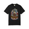 Thunderwheel Ukiyo Metal Graphic T-Shirt Black Front Print Comfort Colors 1717