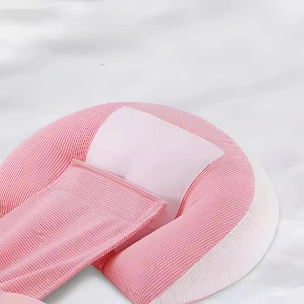 U Shaped Maternity Pillow - Full Body Support for Pregnant Women, Comfortable Belly Back Hip Pain Relief for Side Sleepers