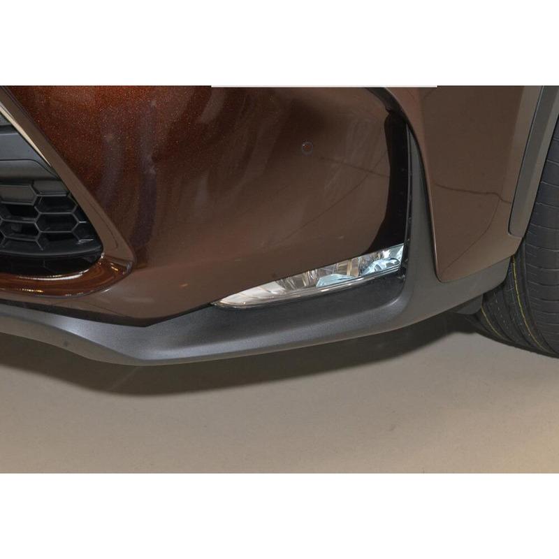 For Lexus NX 200 200t 300h 2015 2016 2017 2018    ABS Chrome Front Fog Light Lamp Eyebrow Trim Car Accessories Decor