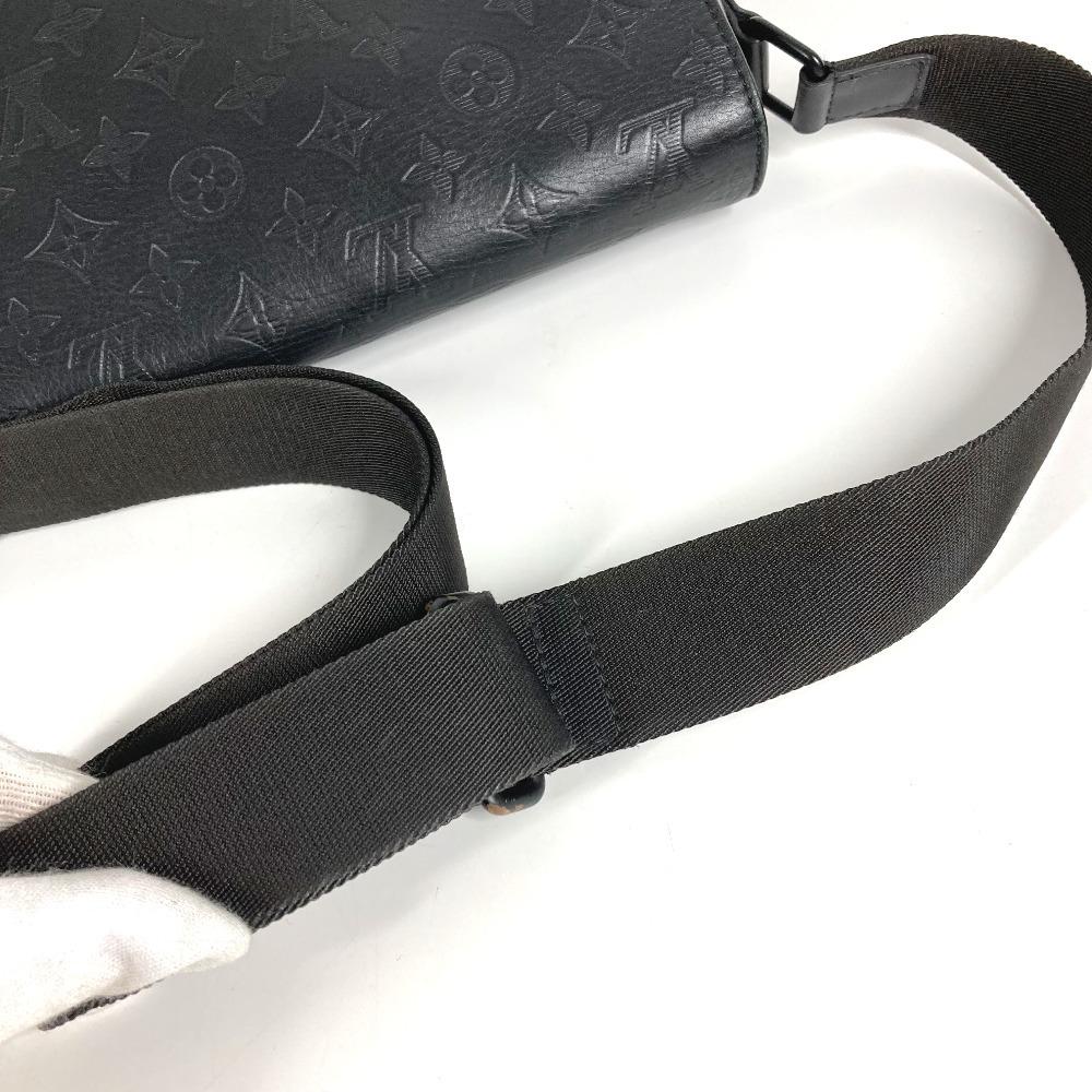 Louis Vuitton M44729 Monogram shadow Sprinter Messenger Shoulder Bag Black