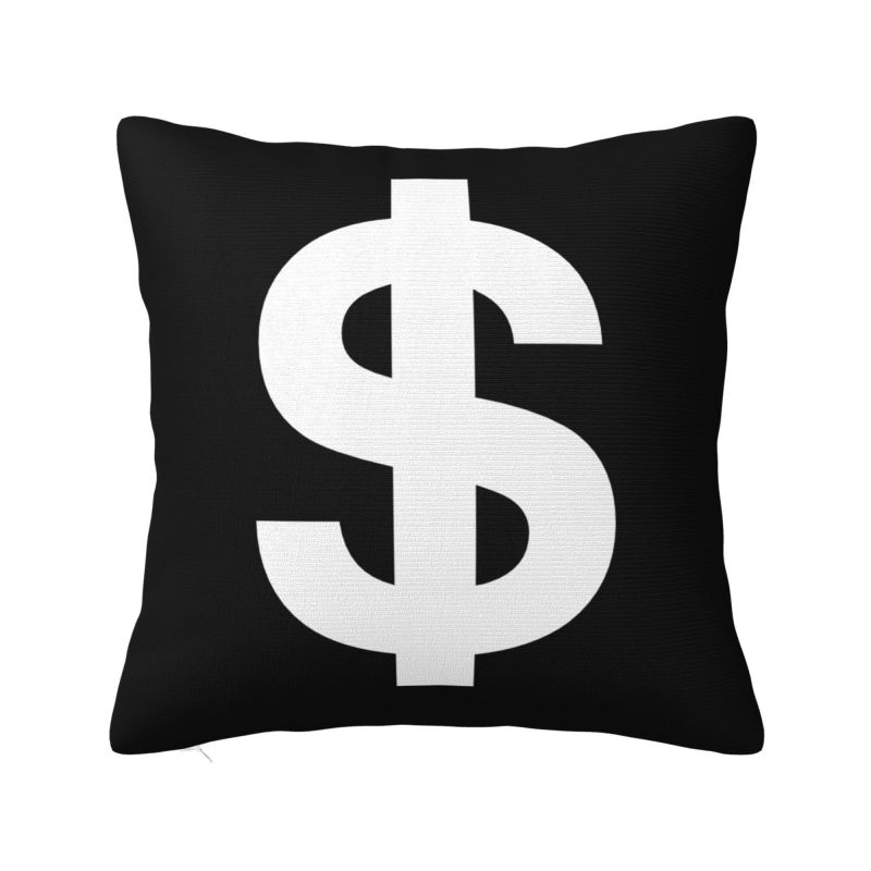 Money Cash Print Throw Pillow Case Decoration 3D Print Dollar Bill Sofa Chair Cushion Cover Polyester Cozy Pillowcase Dakimakura