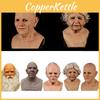 Realistische Latex-Altmann-Gesichtsmaske für Halloween, langlebig und atmungsaktiv