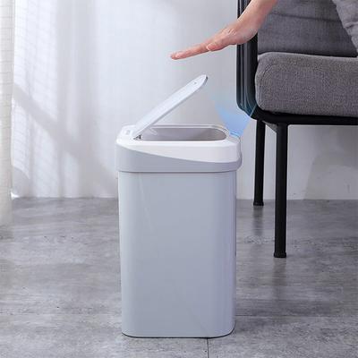 Home Electric Smart Sensor Trash Garbage Cans Mute Household Bin for Bedroom Living Room Kitchen