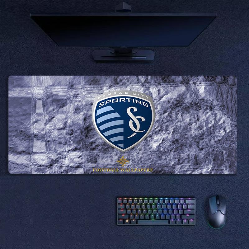 Sporting Kansas City Print Cushion Non-slip Laptop Tablet Big Mousepad XXL Mat Mini PC Playmat With Lock edge