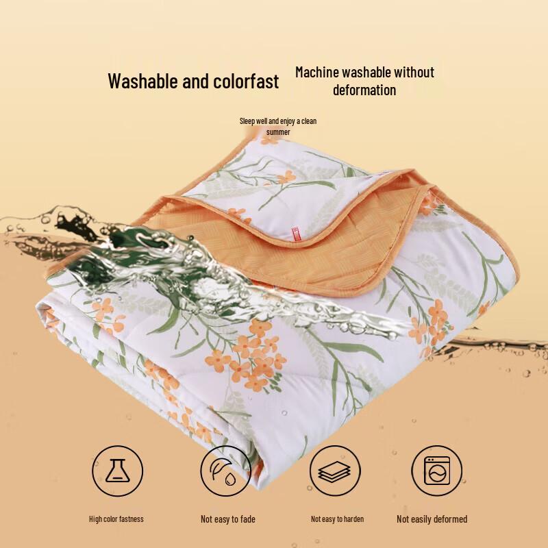 Hengyuanxiang Floral Soft Cooling Summer Quilt