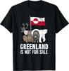Greenland Not for Sale Greenland Flag Animals Greenlanders T-Shirt