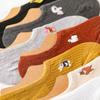 10Pairs Cartoon Sweet Short Socks Embroidery Invisible Ankle Socks Fashion Thin Boat Socks  Women