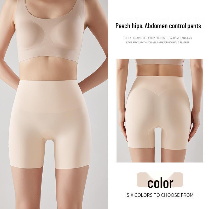

Women s High-Waisted Shaping Shorts: Tummy-Slimming, Butt-Lifting, Anti-Exposure Safety, Abdomen-Cinching Base Layer Pants L