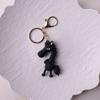 Cartoon Horse Keychain Simulation Lucky Horse Mascot Creative Horse Bag Pendant  Bag Accessory