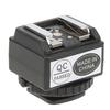 C N2 Flash Hot Shoe Mount Adapter for Nikon Flash To Camera Hot Shoe Converter with PC Sync Port
