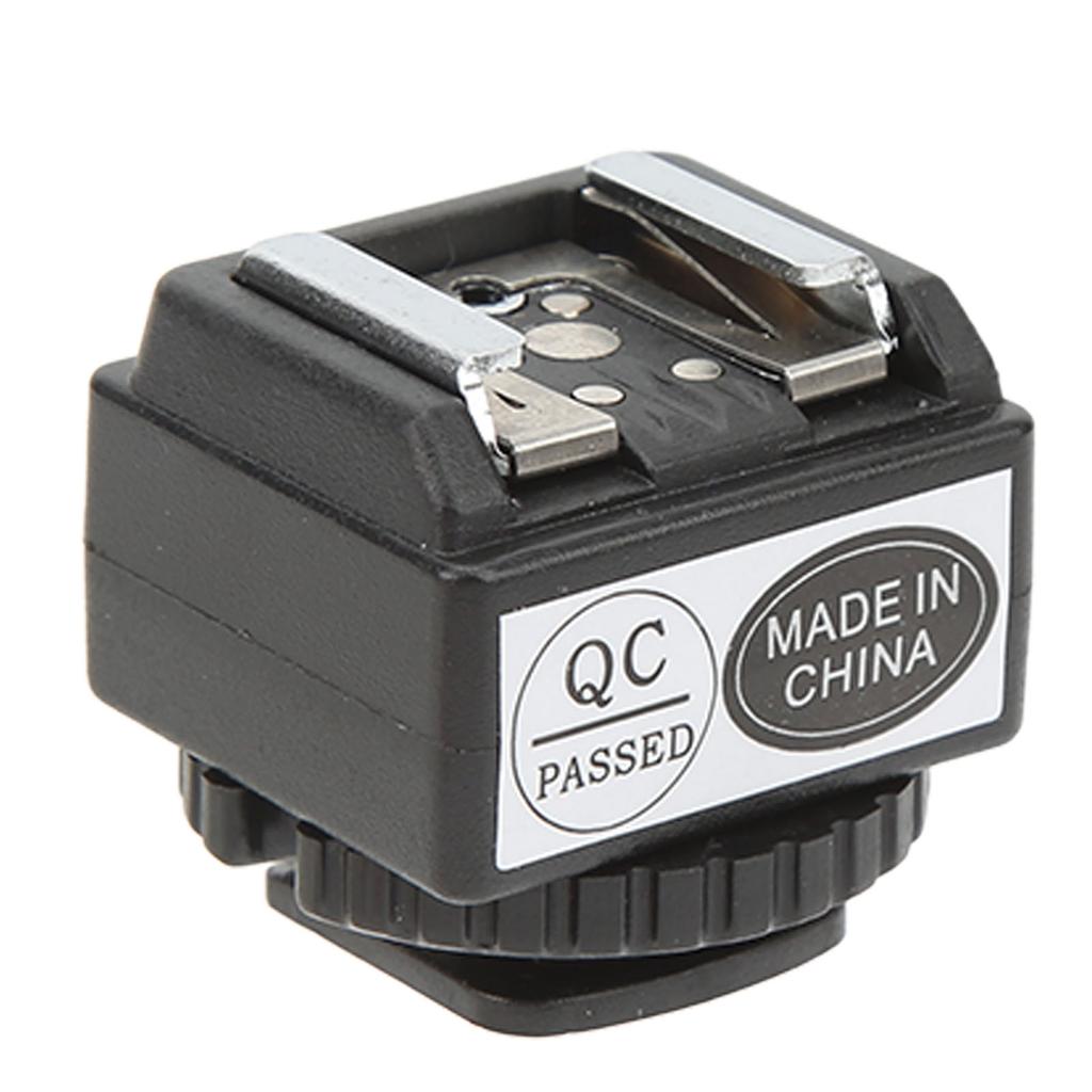 C N2 Flash Hot Shoe Mount Adapter for Nikon Flash To Camera Hot Shoe Converter with PC Sync Port
