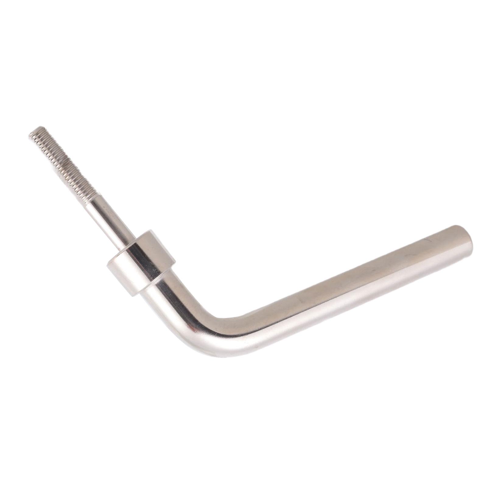 Fireplaces Handle Replacement Ergonomic Steel Fireplaces Handle Grip for Wood Stove, Gas Fireplaces and Metal Door