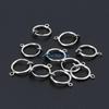 HX6F 10Pcs/set Dangle Earring Clips Non-Pierced Earring Converter Components Findings