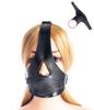 Bondage Mask with Open Adjustable SM Slave Bondage Fetish Sexy Face Mask Gag, Penis, Full-Head Eyes, Full-Head Strengthening, Toy, Restraints,