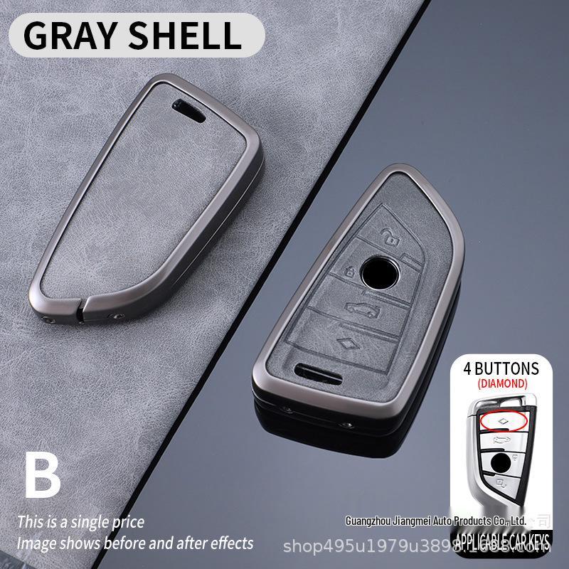 BMW Key Case for New 5, 3, 7 Series and X1-X7 Models - Includes Blade and Buckle, Fits 530, 325i, I3