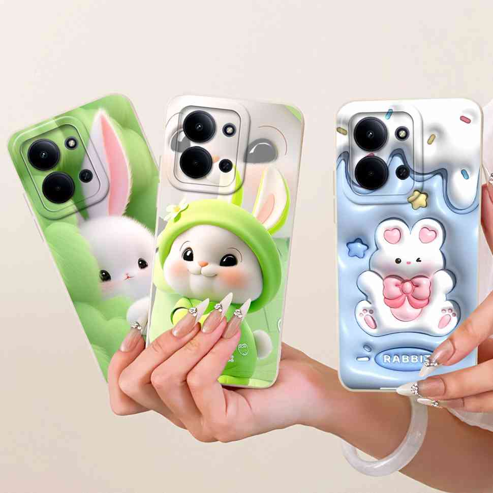 For Xiaomi Redmi 15C 4G Case Cute Couple Flower Cartoon Cover Phone Case For Xiaomi Redmi 15C Redmi15C 4G 5G Back Cover Capa