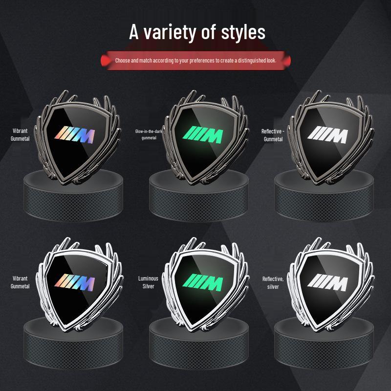 Metalowe Emblematy Skrzydeł, Emblematy Boczne i Naklejki Samochodowe do BMW M235L, M240i, i4M50