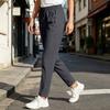 Damen Casual Hose mit elastischem Bund und Taschen, Kordelzug, verstellbare Passform, leichte gerade Hosen für den täglichen Gebrauch