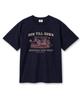 Leijimeli Runtil 20-Count Cotton Oversized Short Sleeve T-Shirt Navy