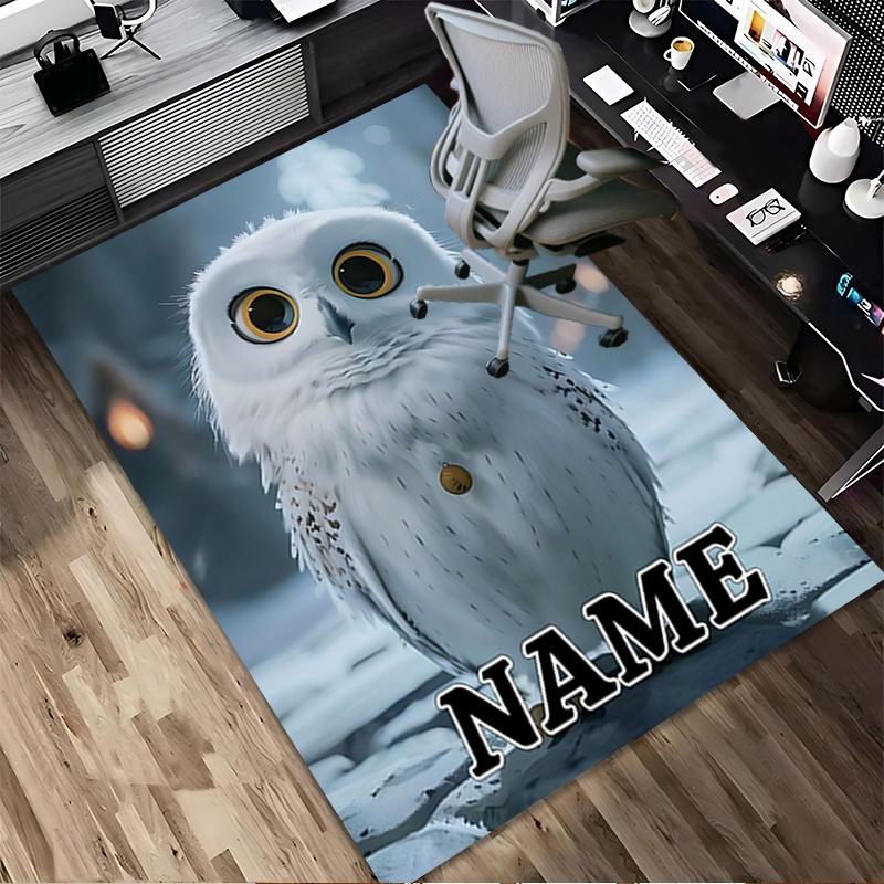 Custom Name Harry Potter Living Room Non-Slip Area Rug Soft Carpet for Bedroom Kids Playroom Sofa Office Home Decor Doormat