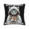 Guten Morgen Ganz Dnnes Eis Pillow Cover Accessories Printing Cushion Cover Decorative Pillow Case Cover Sofa Multiple Sizes