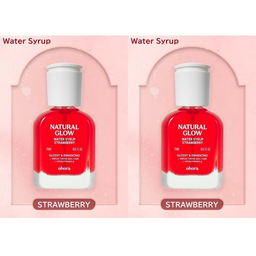 OHORA Sada posilovače nehtů Sirup Posilující péče o nehty Lesk 10 ml x2 (10 X 10)