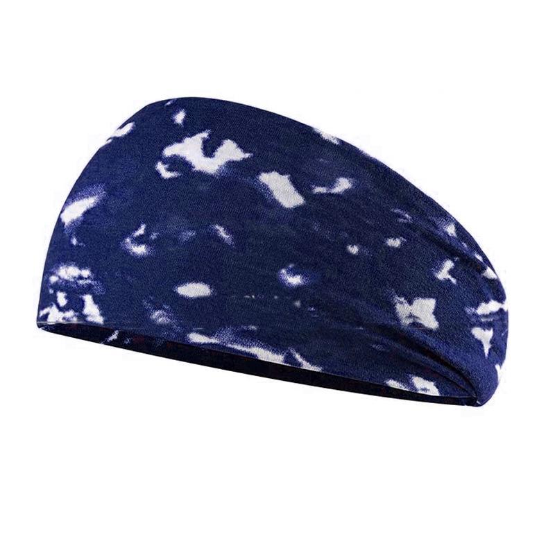 

Мужская спортивная фитнес повязка на голову с широким краем, впитывающая пот, для бега, велоспорта, занятий спортом на открытом воздухе