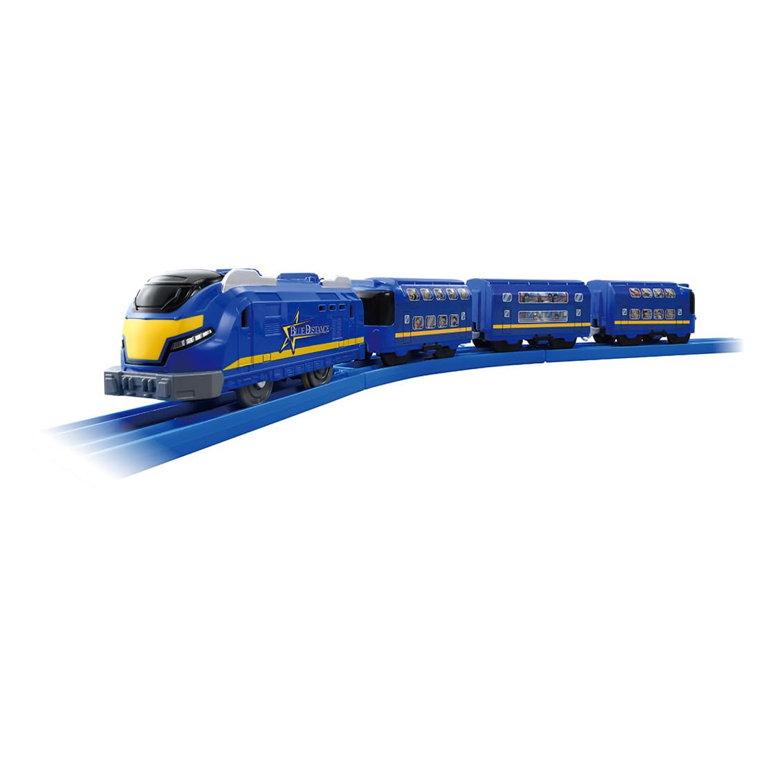 Takara Tomy Plarail Plarail Railway Blue Distance Train Toy 3 and S-46 (Ages up)
