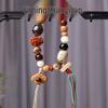 Yi Ming Xian Yuan Seed Shell Rattle Pendant: Handmade Wind Chime Bell Ornament for Backpack or Car