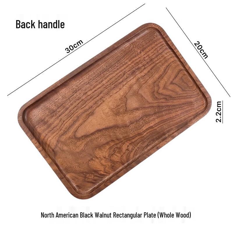 Wuto North American Black Walnut Rectangular Tray