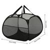 Portable Collapsible Dirty Clothes Hamper Large Capacity Ventilated Dirty Clothes Bin Mesh Foldable Laundry Hamper Storage