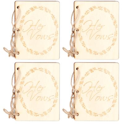 2 Set Wedding Booklet Anniversary Books Notebook Photography Props Decoration Gift