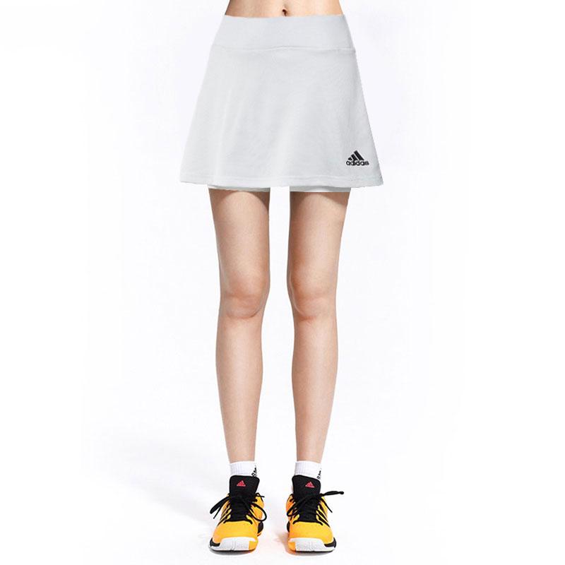Adidas Originals Solid Logo Design Fake Two-Piece Comfortable Breathable Skin-Friendly Casual Shorts Women shorts White FR4327