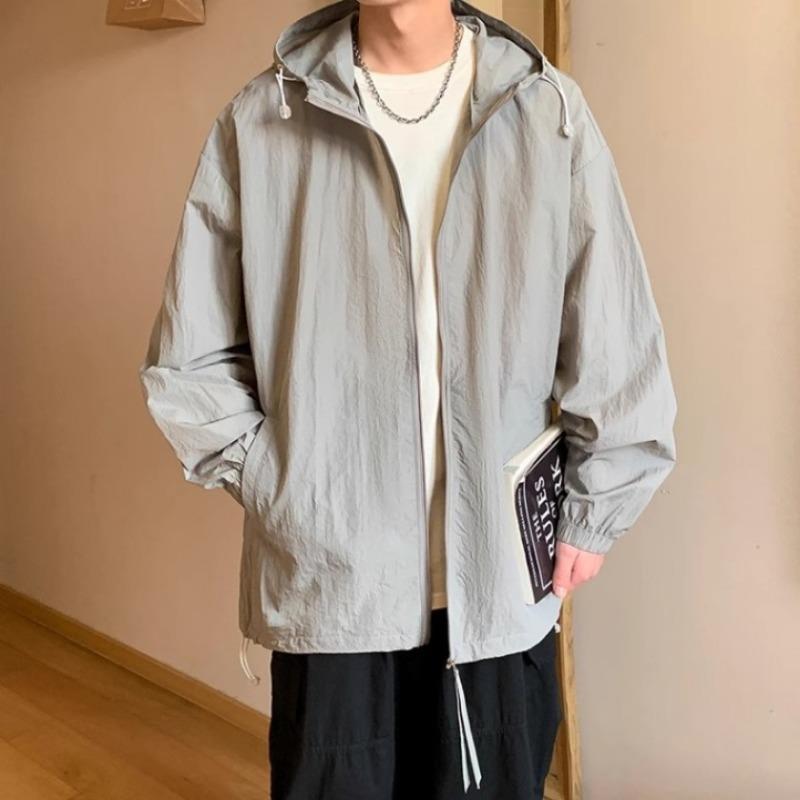Summer Sun Protection Clothing for Men, New Trendy Sun Protection Clothing, Anti-UV, Breathable, Lightweight Hooded Jacket for Men