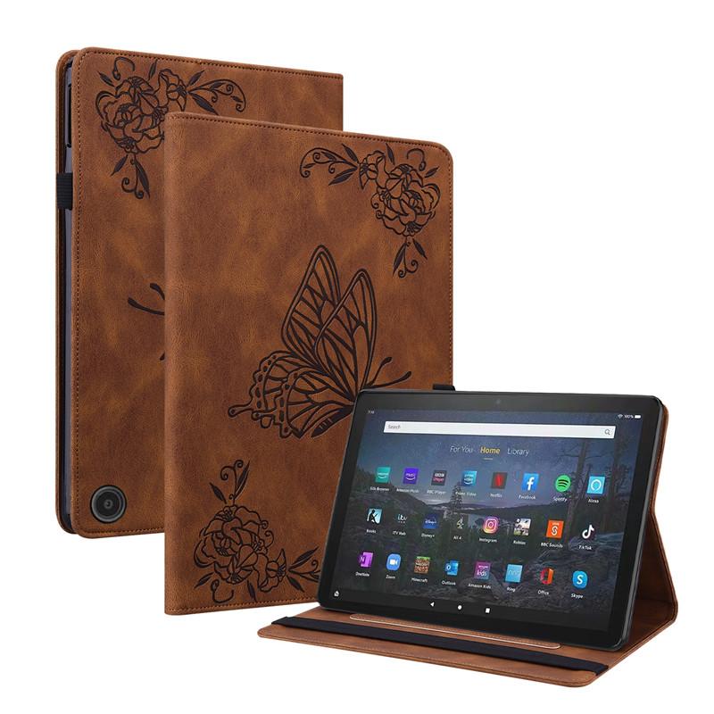 Tablet Fall Für Feuer Max 11 Fall 2023 Relief Schmetterling Brieftasche Stehen Abdeckung Für Feuer Max 11 Fall Für Feuer max 11 Tablet Coque