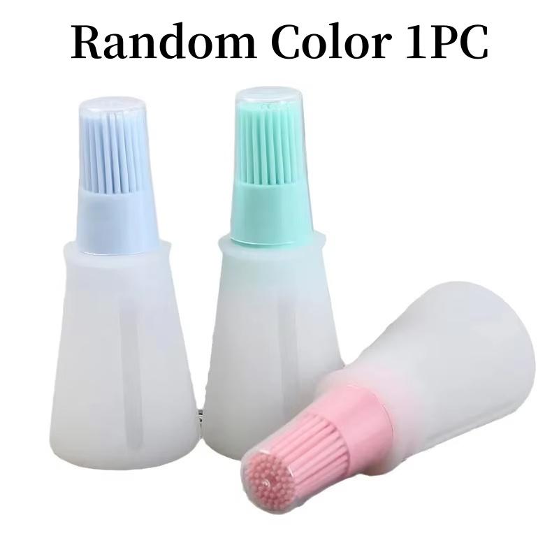 

1/2/3 шт. Портативная бутылка для масла с силиконовой кисточкой для гриля и барбекю, кисти для масла, кухонные принадлежности для выпечки, стейков и домашнего хозяйства