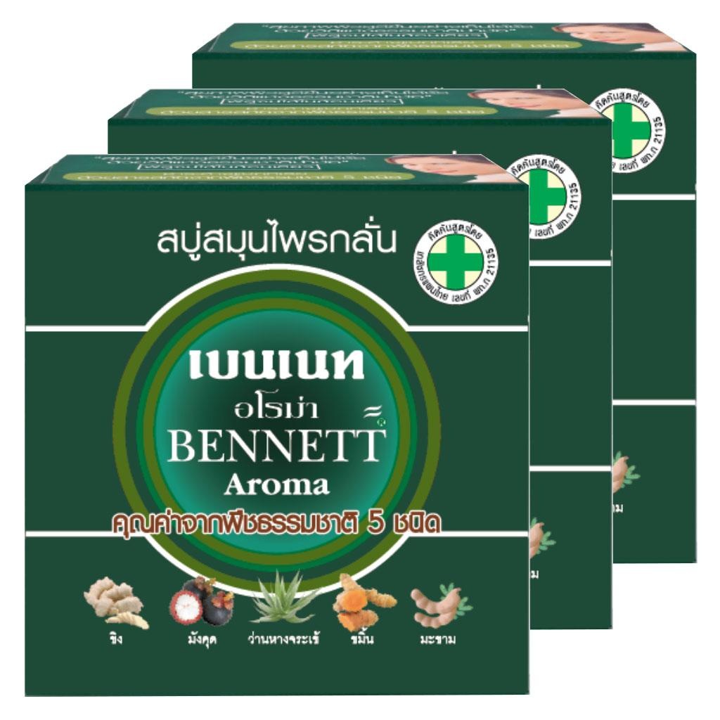 

Мыло Bennett Аромат, Имбирь, Мангостин, Алоэ Вера, Куркума, Тамаринд, 160 г. x 1/3/6 шт. - Тайский уход за кожей 160 g. x 3 pcs