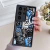 Super Cool Black Graffiti Soft Shell Phone Case for Samsung Galaxy S24 Plus S22 S20 S21 S23 FE S25+ S25 Ultra S24+ S22+ S23+