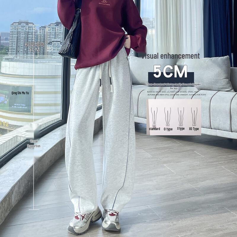 Baleno Women's High-Waist Curved-Leg Casual Pants