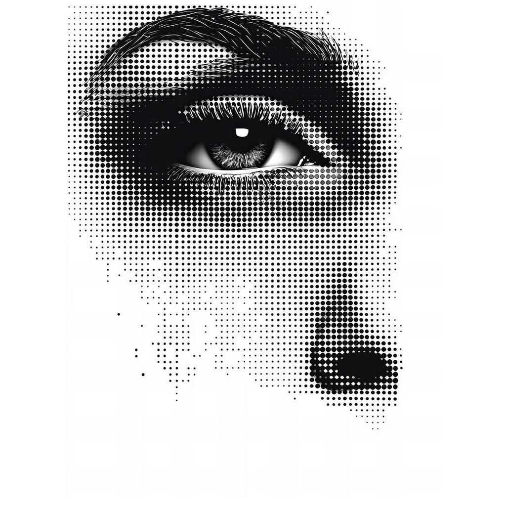 Stylish Eye Stylish Eye, 40X50 Cm, Gold Aluminum Frame, 230 Gsm Matte Paper