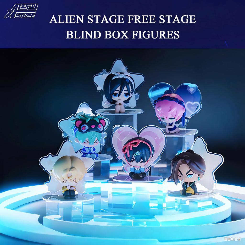 YJacuing Alien Stage Free Stage Series Blind Box Figures - Officially Licensed Mystery Figures (6 Characters Included)