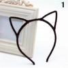 Leopard Print Plush Cat's Ears Shaped Cartoon Hair Band Versatile Hair Clip Girl Head Band Creative Gifts