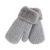 FakeFace Winter Warm Knit Solid for Toddlers Boys and Perfect for and Playing In the Includes Neck Kids' Mittens, Gloves, Double-Layered, Color, (Ages