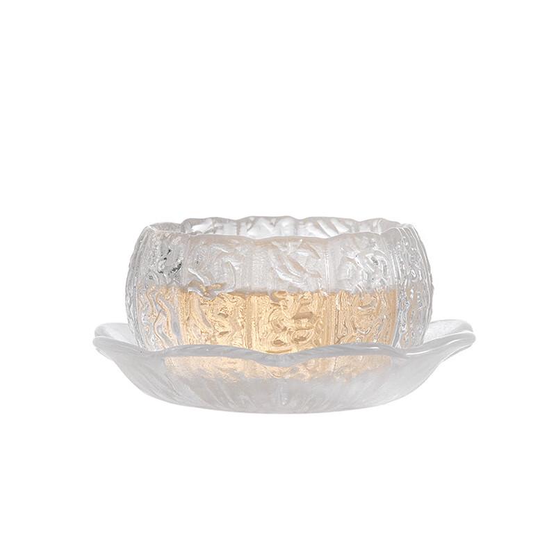 Gongfu Frosted Glass Teacup Set
