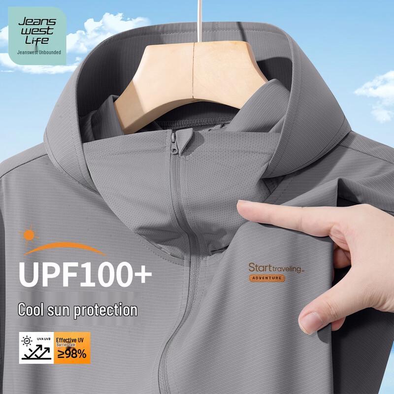 JEANSWEST LIFE Men s Cooling UV Protection Hoodie L